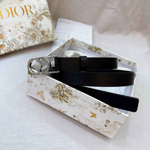 CD Montaigne Belt 20mm Grained Calfskin 195304