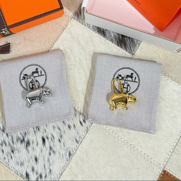 HM Hippo Lock Bag Charm