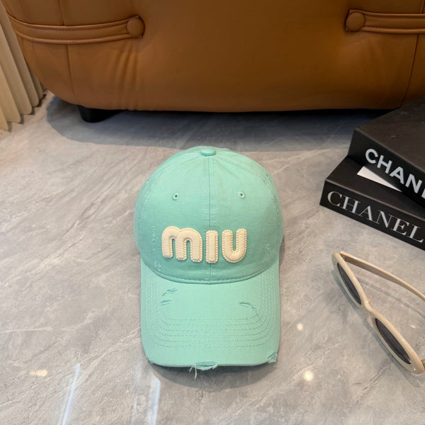 Miu Logo Hat Cotton 401100