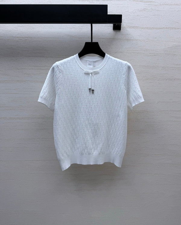 CD 26s Short-Sleeved Top Viscose Fabric Polyester 398076