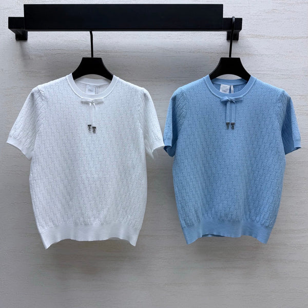 CD 26s Short-Sleeved Top Viscose Fabric Polyester 398076