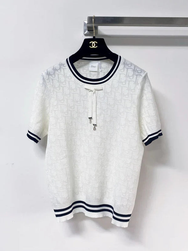 CD 2026 Short-Sleeve T-Shirt with Logo Cashmere 459050