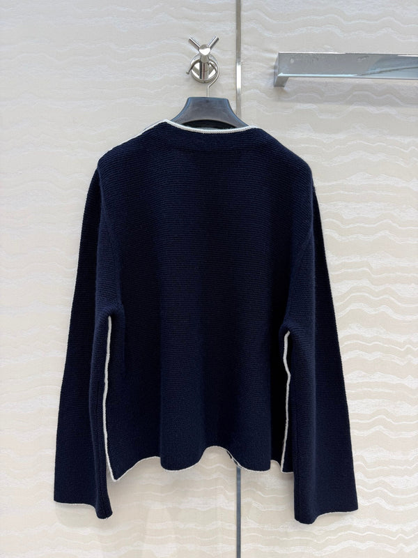 CC 2026 Sweaters Navy Wool 413034