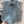 CC Collared Vest Jacket Dusty Blue Tweed Sheer 415624