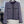 CC Round-Neck Jacket Black Trim Brooch Purple Tweed 415614