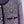 CC Round-Neck Jacket Black Trim Brooch Purple Tweed 415614