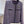 CC Round-Neck Jacket Black Trim Brooch Purple Tweed 415614