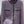 CC Round-Neck Jacket Black Trim Brooch Purple Tweed 415614