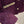 CC Rhinestone Pocket Jacket Gold Buttons Grape Purple Tweed 415599