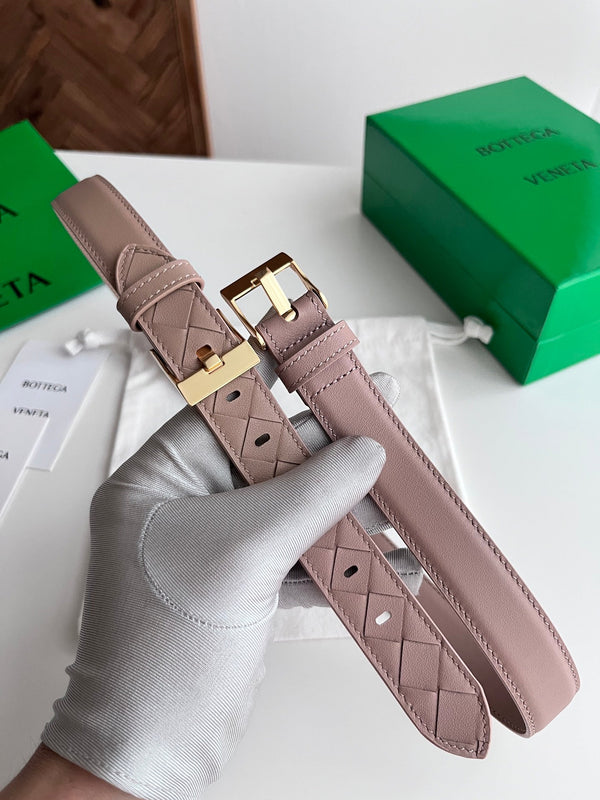 BV Large Watch Belt 2.5CM Barolo Intrecciato Leather 216380