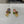 CC 2026 Gemstone Gold Full Diamond Double C Glass Pearl AB Style Earrings