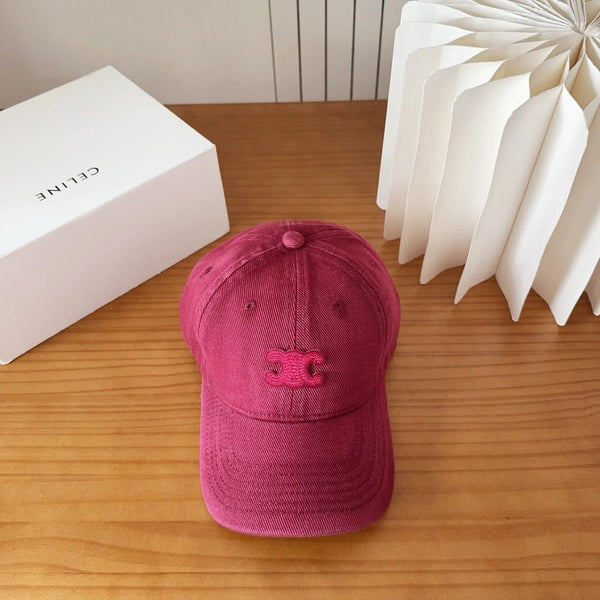 Celine Arc de Triomphe Baseball Cap Cotton 236307