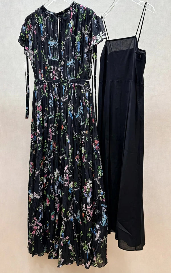 CD 2026 Maxi Dress Black Cotton 628334