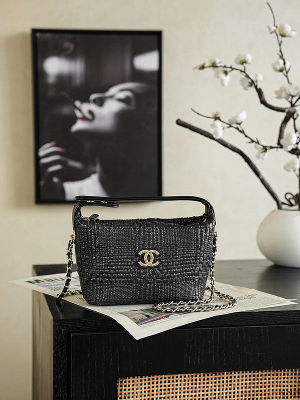 Chanel 26s Bag 21.5cm Straw Woven