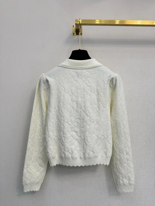 CC 2026 Cardigan Cream-white Wool 424706