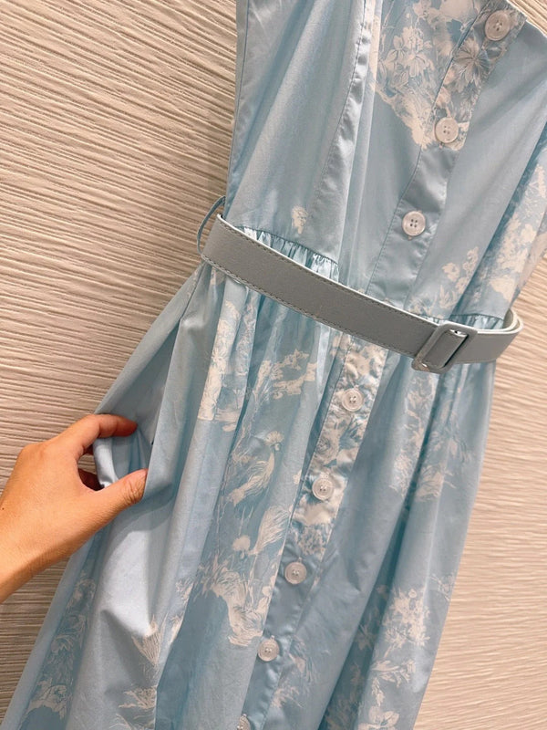 CD 2026 Strappy Dress Blue Cotton 627311