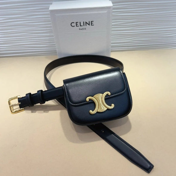 CE 2026 Arc De Triomphe Belt Bag 25mm Leather