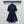 CD 2026 Wave Embroidery Belt Dress Navy Cotton 627174