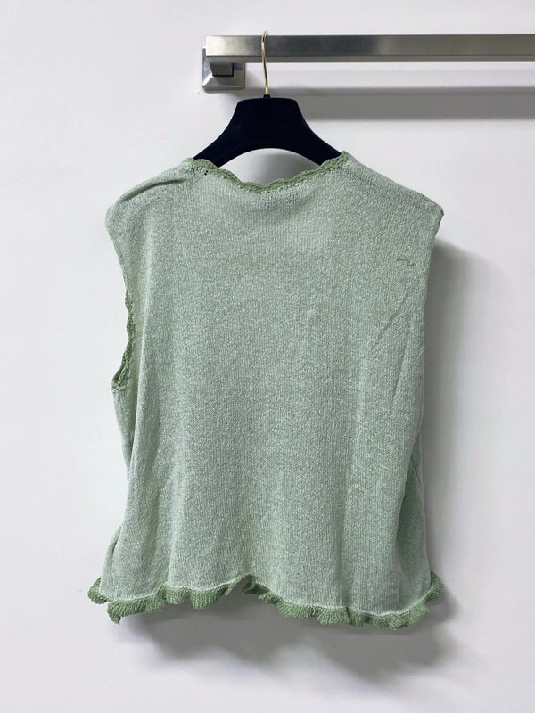 CC 2026 Vest Green Wool 772856