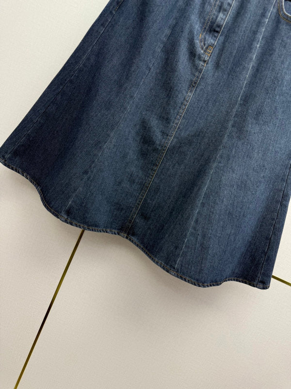 CC 2026 Denim Skirt Blue Cotton 771511