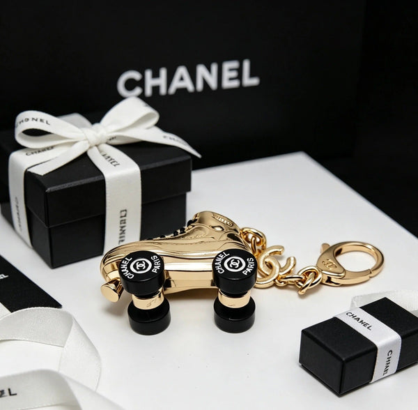 CC Gold Roller Skate Charm