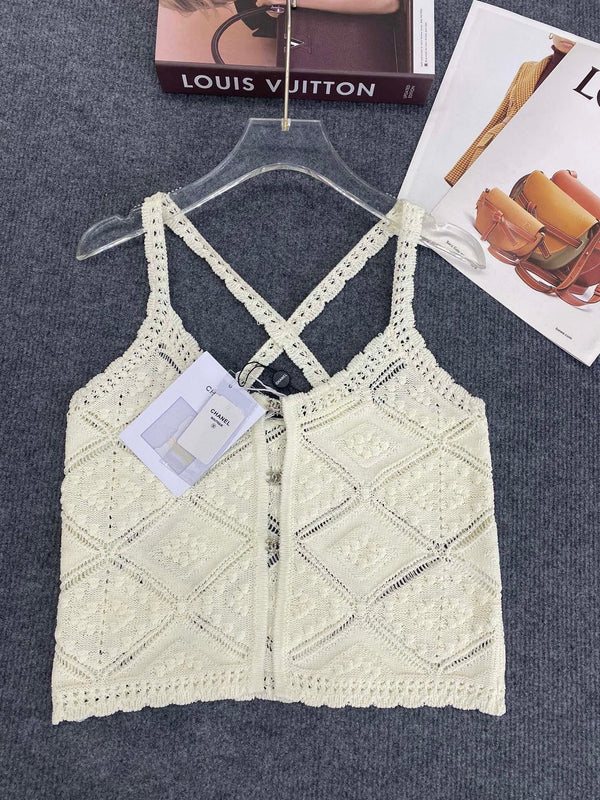 Chanel 2026 Knitted Sexy Camisole Viscose Cotton 170763