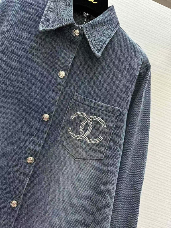 CC 2026 Denim Shirt Washed Blue Cotton