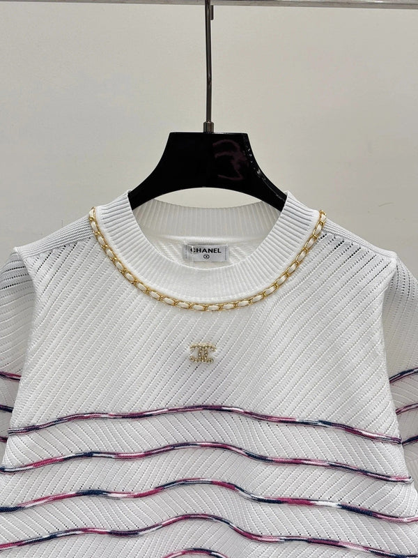 CC 2026 Striped Short-Sleeve T-Shirt Cotton 413806