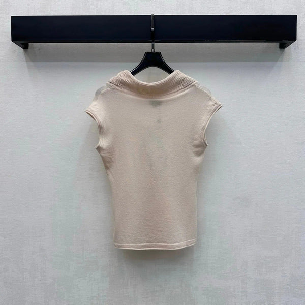 CC 2026 Knit Vest Beige Wool 638685