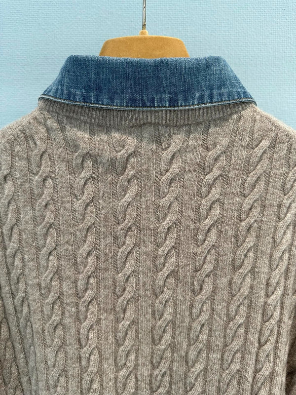 Miu 2026 Shirt Brown Wool 645128