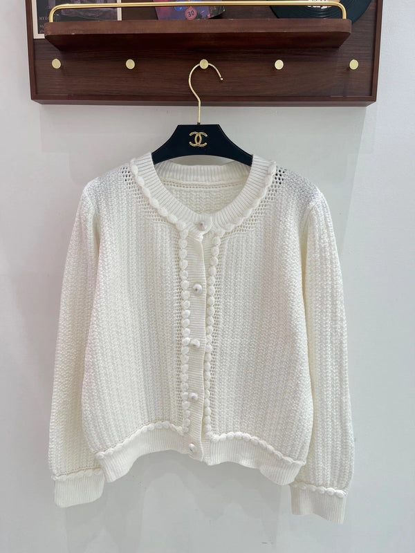 Chanel 2026 Knit Cardigan Wool 244087