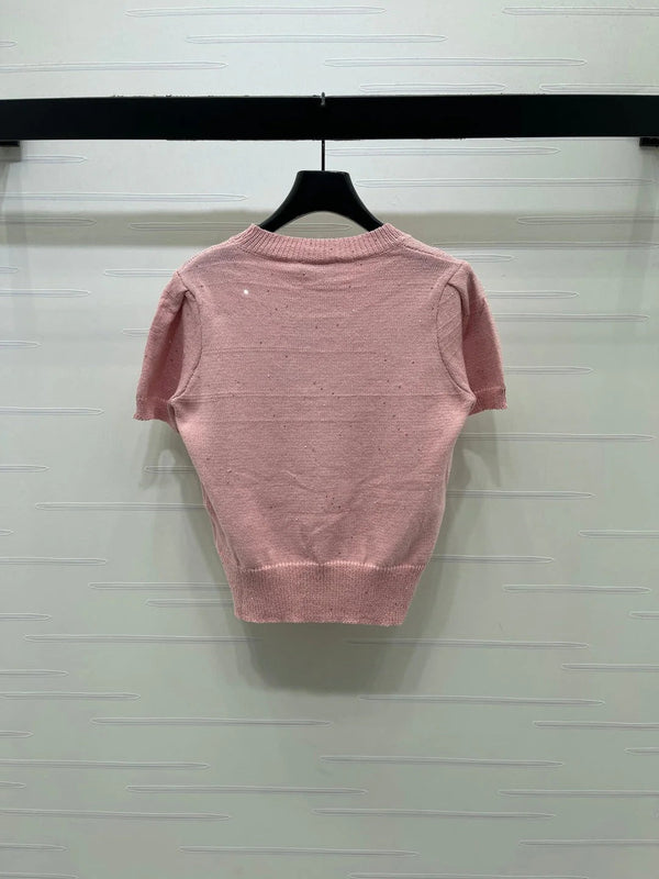Miu 2026 Shirt Pink Wool 643220