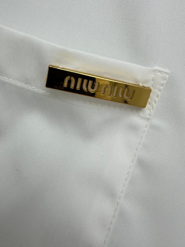 Miu 2026 Long-Sleeve Shirt Cotton 643283