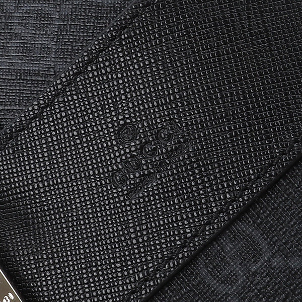 GG 2026 Essence Classic Backpack 44cm Black Canvas Leather
