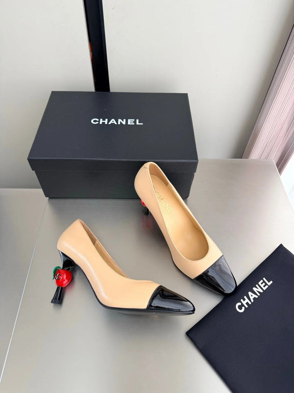 CC 2026 Little Red Apple Heel Pump 85mm Lambskin 929469