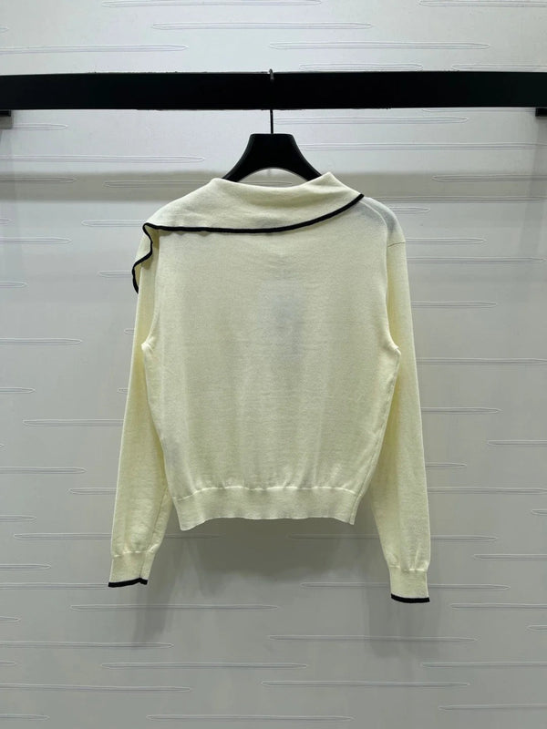 Chanel 2026 Knit Long-sleeved Top Wool 299599