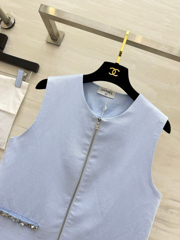 CC 2026 Vest Shirt Cotton-Linen 398793