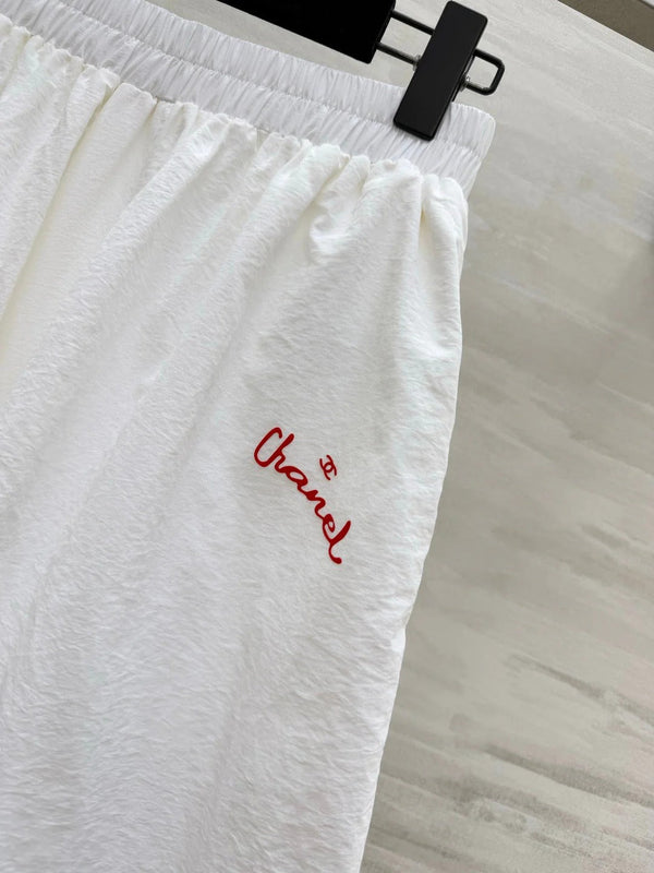 CC  2026 Wide-Leg Pants White Cotton 402322