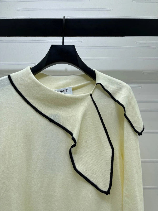 Chanel 2026 Knit Long-sleeved Top Wool 299599