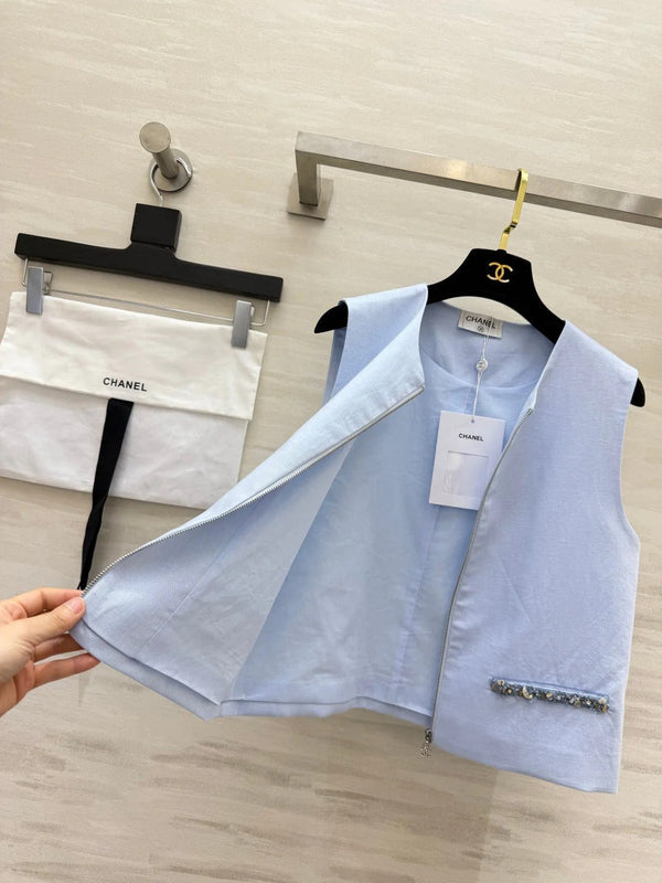 CC 2026 Vest Shirt Cotton-Linen 398793