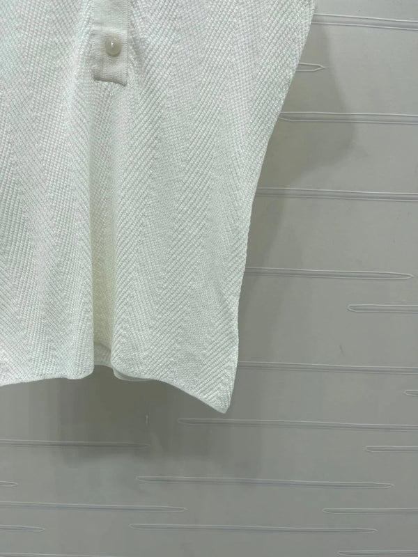 CC 2026 Collared Knit Short-Sleeve Shirt Tencel 677741