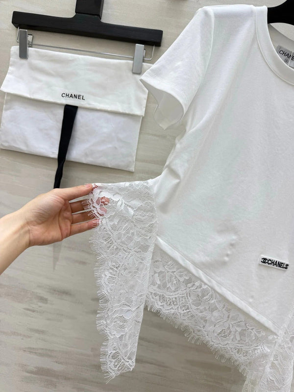 CC 2026 Lace Trim Shirt Cotton 398780