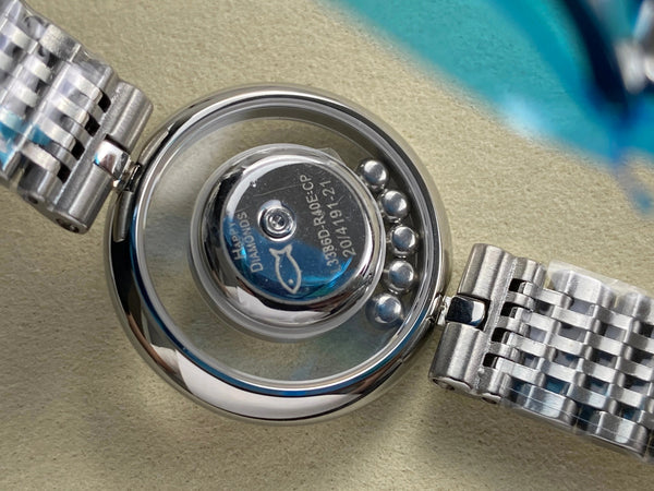 Chopard Happy 28mm Mop Dial Diamond Bezel Steel