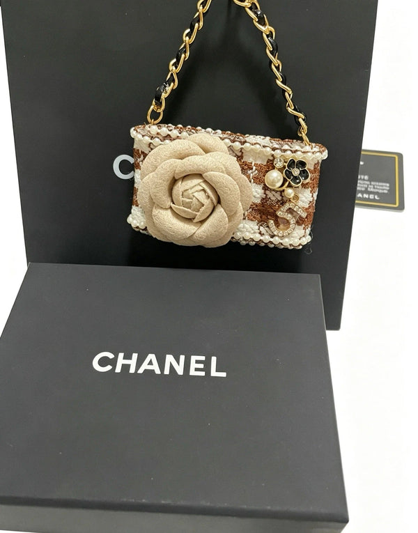 CC Flower Mini Bag Charm