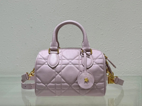 CD 2026 Groove Bag Pink Calfskin Gold Hardware