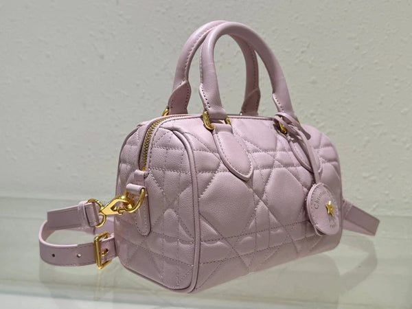 CD 2026 Groove Bag Pink Calfskin Gold Hardware