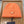 BEANIIE HAT IN CARROT ORANGE WOOL 335036