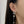 CC Black and Gold Rhinestone Double C Tassel Pearl Earrings