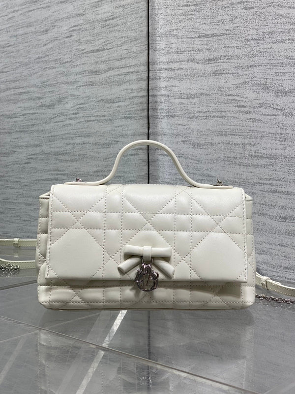 CD 2026 My Tender Dior Top Handle Bag 21cm Lambskin