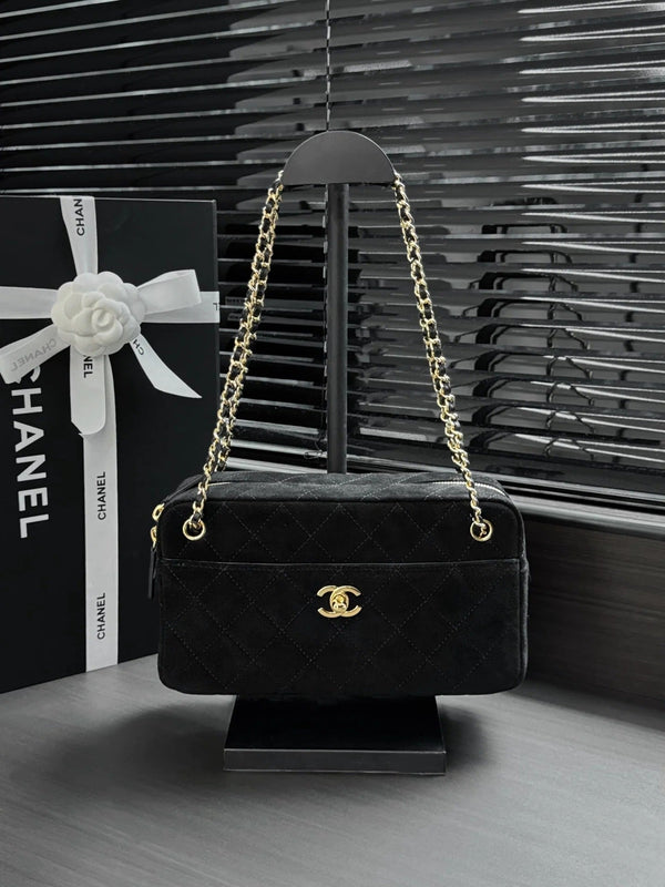 CC 2026 Camera Bag 24.5cm Suede Lambskin